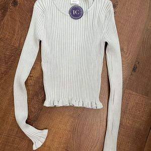 NWT Long sleeve crop top sweater
